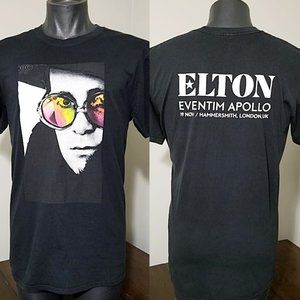Rare Elton John London "In Conversation" Event Tee Top T Shirt Large